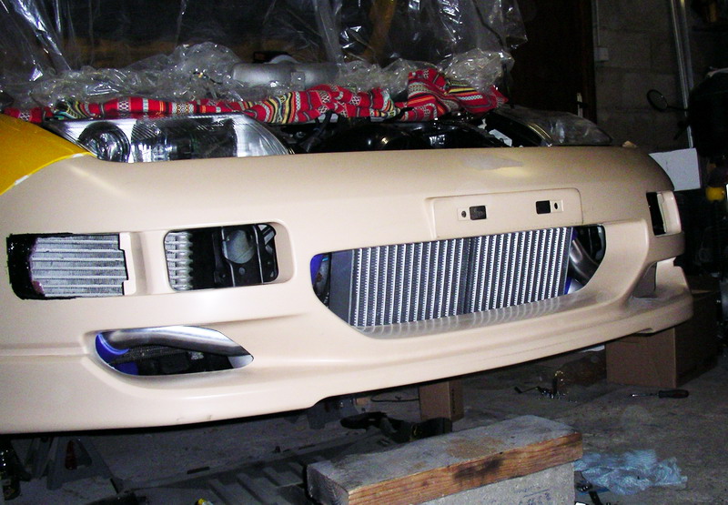 Fit Nissan Fairlady Z32 300ZX Twin Turbo Front Mount Intercooler