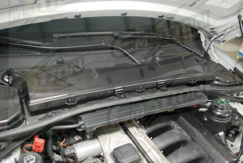 Carbon Fiber Intake Manifold Plenum Cover Fit BMW N52 Engine